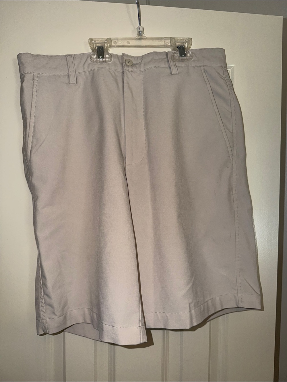 FootJoy Men's Flat Front Golf Shorts - White
